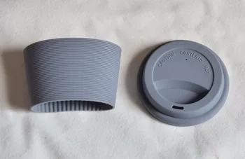 

20set/lot silicone lids and wraps for mugs &cups silicone cup cover and wraps ,recycle mug lids and cup sleeves 20set no mugs