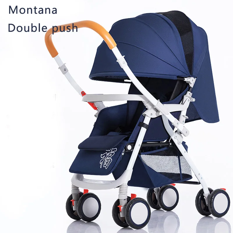 Montana plus Bluechildhood, легкая детская коляска, двусторонняя, для путешествий, детская коляска - Цвет: Montana plus