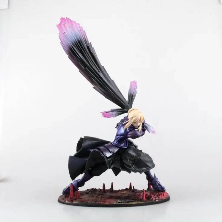Япония аниме Fate/ночь черный меч крутая фигурка ПВХ Коллекция игрушек модель