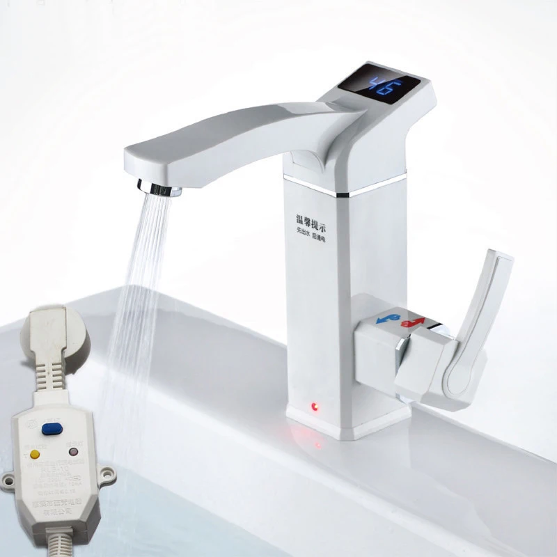 

The new design ML0011 2500W LED display temperature instant tankless hot faucet kitchen shower electric faucet heater hot tap