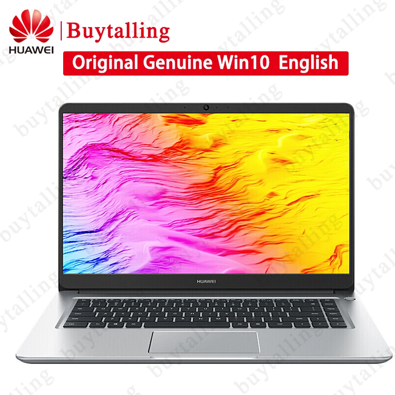 

2018 New 15.6 inch Huawei MateBook D i7-8550U CPU NoteBook 8GB DDR4 128GB SSD Windows 10 System FHD IPS Display Computer PC