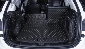 

fiber leather car trunk mat for for jeep compass 2017 2018 2019 car accessories