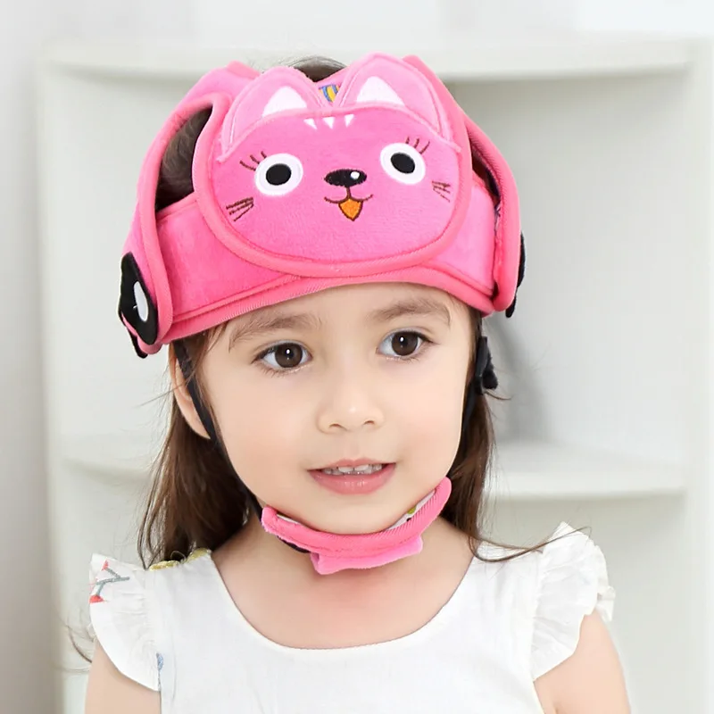 Baby Animal Protective Helmet for Kids Safety Helmet Babies Walking Running Headwear Head Protection Soft Baby Safety - Цвет: 8