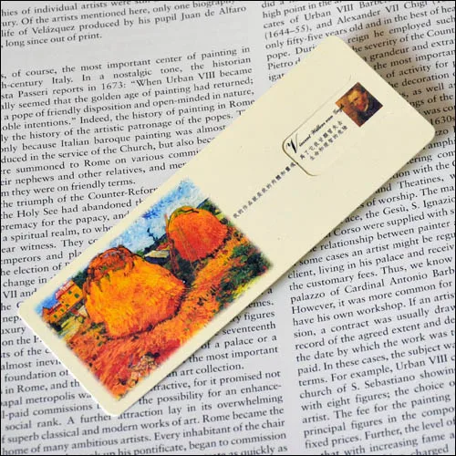 6 sheets / sets Send teachers classmates Cute birthday gifts Creative classical Van Gogh bookmarks