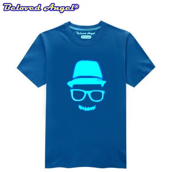 

100% Cotton T Shirt 3D Luminous Children Clothing Baby Boys Girls Casual T-shirt Hip hop Summer Short Sleeve Tee Tops Kids Gift