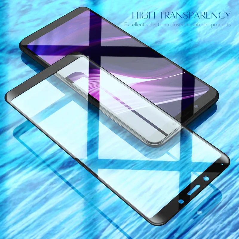 Qoowa полный клей 3D Закаленное стекло протектор экрана для Xiaomi Redmi 6 6A (5 45 '') redmi pro