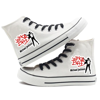 

Michael Jackson Cartoon Canvas shoes Women Men Cosplay Cartoon Canvas Shoes Causal Shoes