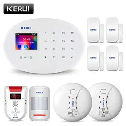 KERUI W20 приложение Управление движения датчик безопасности gsm-сигнализация rfid-карты Disalarm Беспроводной TFT Цвет Экран дома сигнализация