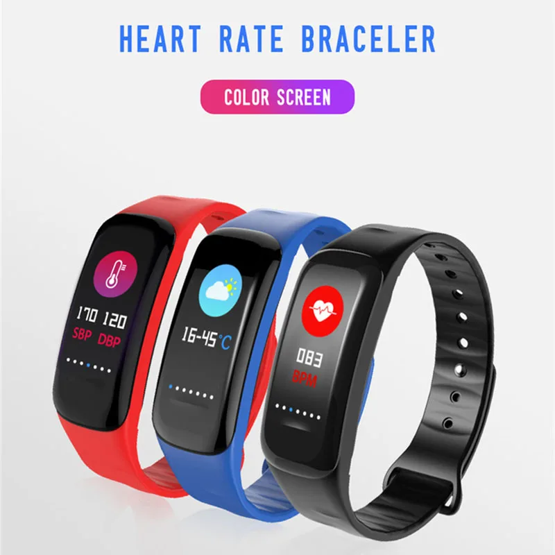

Sport Smart Bracelet Watch Fitness Watch LED Clock Heart Rate Monitor Sport Digital Watches Men Women Smart Wristwatch Men Women
