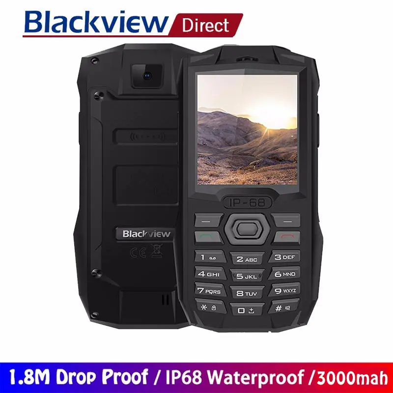 Россия клавиатуры Blackview BV1000 IP68 Водонепроницаемый прочный мобильный телефон