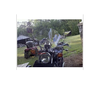 

Motorcycle Windshield Windscreen For Honda Yamaha Suzuki Kawasaki Street Bobber Custom Chopper Cruisers 31" Width Clear