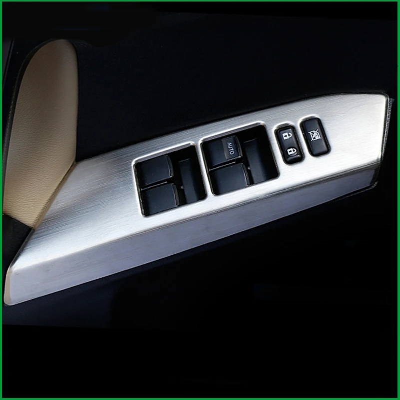 Для Toyota RAV4 RAV 4 левый руль Межкомнатная дверная ручка стеклоподъемник переключатель панель Крышка отделка автомобиля Стайлинг