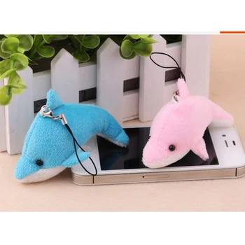 

Wholesale Mini 6CM Dolphin Stuffed TOY DOLL ; Wedding Gift Bouquet Decor Plush DOLL TOY , accessories toys
