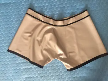 

Latex Short Pants Rubber Latex Handmade Underwear For Man Latex Rubber knickers