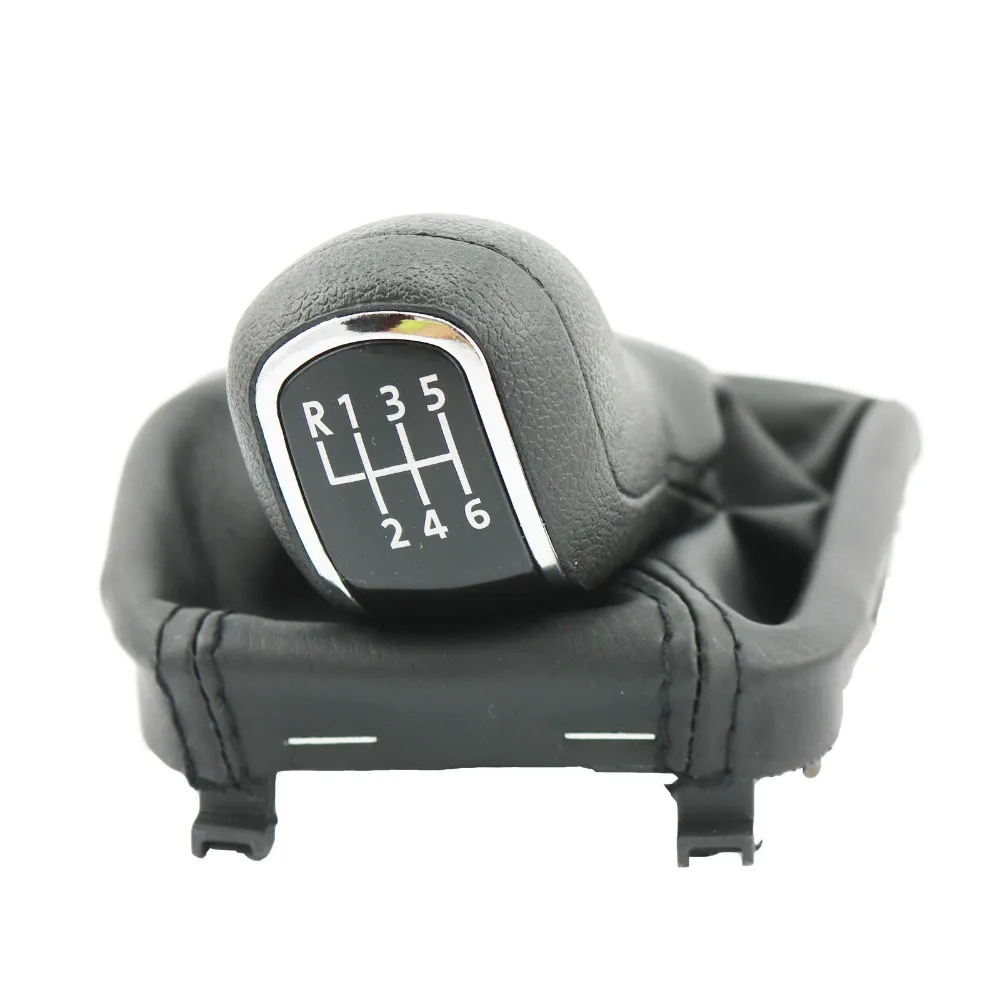 

New 6 Speed Car Manual Gear Shift Knob With Boot For Skoda Superb MK2 2008 2009 2010 2011 2012 2013