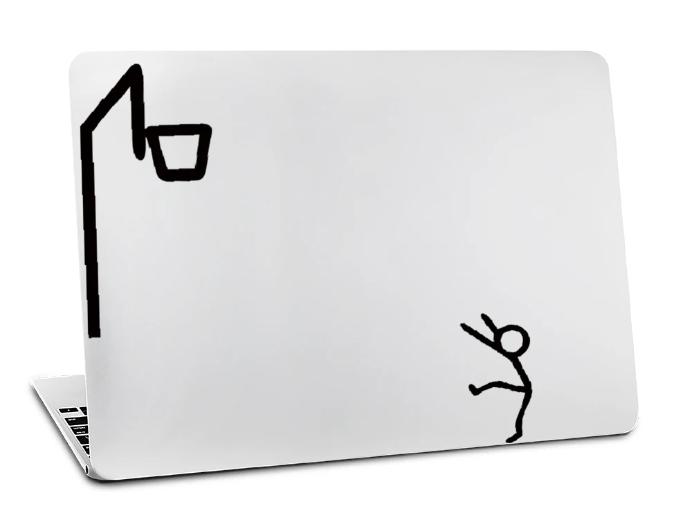 Sykiila виниловая кожа для Apple Macbook стикер Air 11 12 13 Pro 13 15 17 retina idea Наклейка на стену для ноутбука Stickman Touch Guys чехол - Цвет: H3073