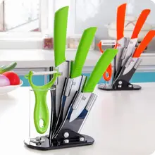 Кухонные керамические ножи Набор ножей многофункциональные пять штук в наборе инструмент для чистки фруктов держатель ножей
