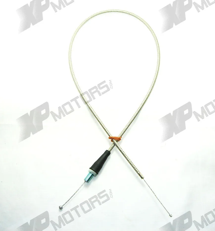 STAINLESS BRAIDED THROTTLE CABLE KLX 110 KLX110 on