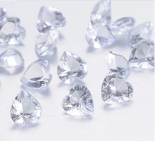 Latest Heart Shape White Birthstone Floating Charms 5mm Charms For Memory Locket June