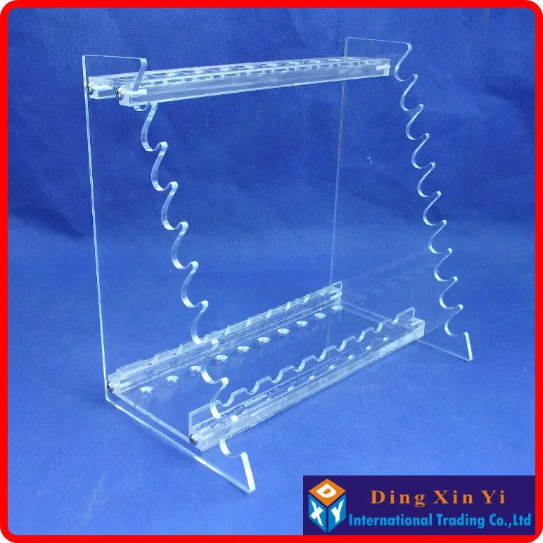Organic glass pipette stand graduated pipette rack holder single face trapezoidal pipet rack