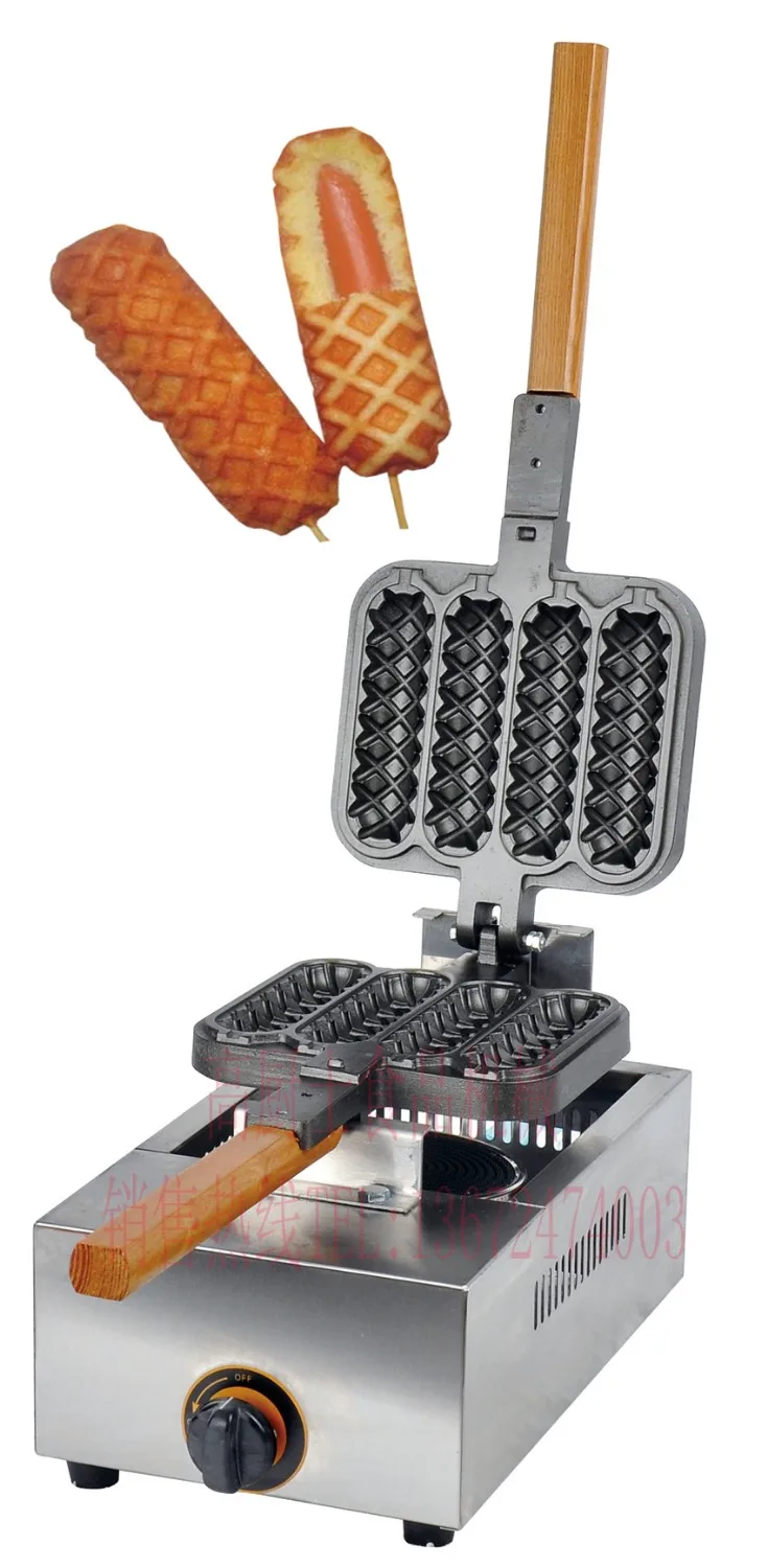 GAS typ Lolly hot dog grill/ Hot Dog Lolly waffeleisen Waffel sticks