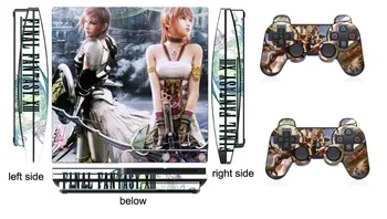 

111 Vinyl Skin Sticker Protector for Sony PS3 Slim PlayStation 3 Slim and 2 controller skins Stickers