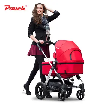 

Luxury High Landscape Newborn Infant Baby Stroller Folding Stroller Brand Car Seat Stroller Smart Folding Pram Pushchair 0~4 Y