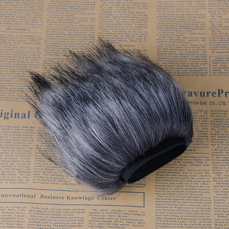 

Outdoor Microphone Wind Cover Furry Windscreen Windshield Muff Microphones Up for ZOOM H2N Voice Recording Pen