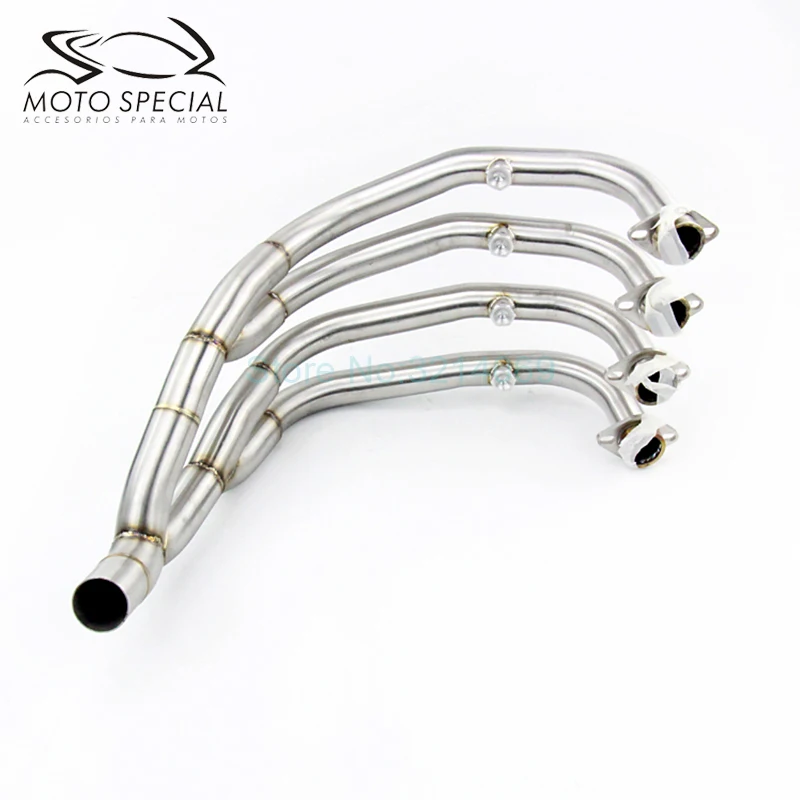 Motorcycle Muffler Full Exhaust System Link Pipe Front Pipe Motorbike