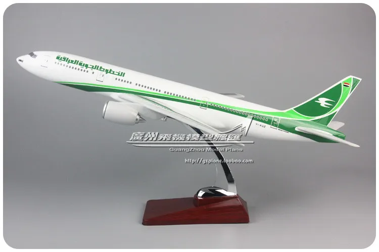 47 см смолы Ираки модель самолета Боинг 777 иракский авиакомпаний B777-200ER YI-AQZ Аэробус