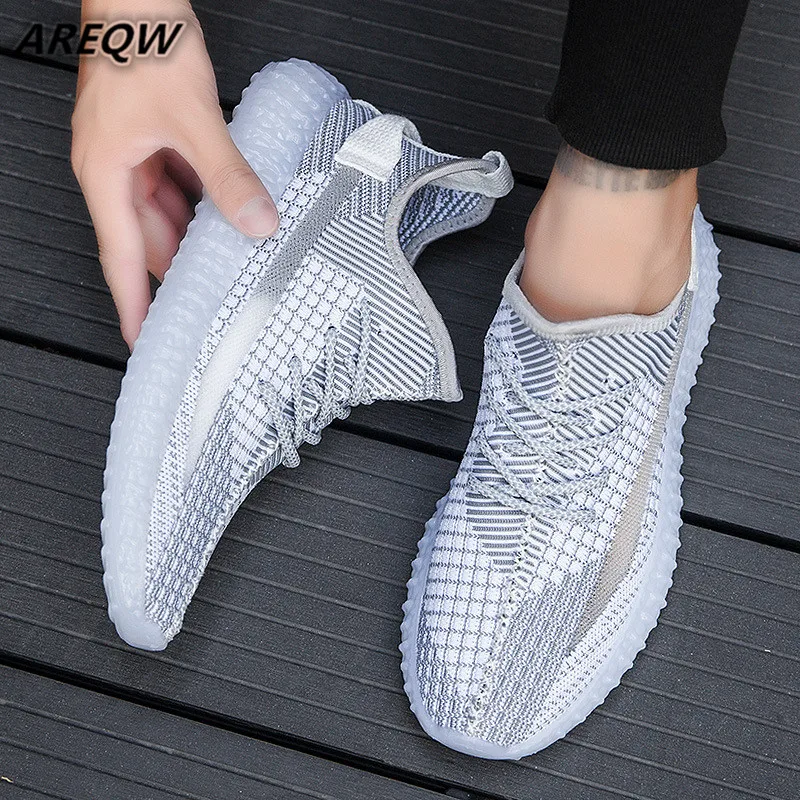 

2019 Autumn Fly Weave Men's Casual Shoes Future Theory Male Breathable Lace Up Leisure Chaussure Sneakers