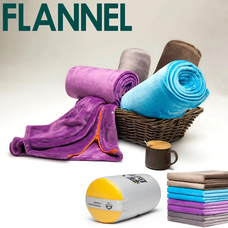 HIGHROCK 3 season flannel Fleece Sleeping Bag,Polyester Fleece,Fleece