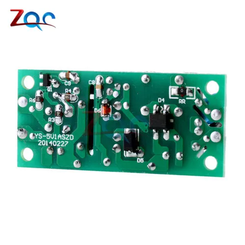 AC-DC 5V 1A 1000mA Питание понижающий преобразователь понижающий модуль трансформаторный переходник маленький Размеры