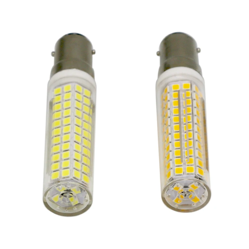 E11 E12 E14 BA15D 15 W AC110V AC220V заменить 100 W-150 W Галогенная светодиодное освещение лампы лампочки Bombillas лампочка-кукуруза огни 5 шт./лот
