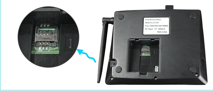 Gsm الهاتف الثابتة اللاسلكية desktelephone الهاتف اللاسلكية gsm 850/900/1800/1900 (رباعية سيم gsm) 850/900/1800/1900 ميجا هرتز