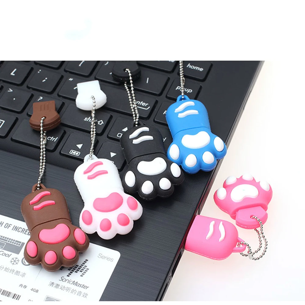 USB флеш-накопитель с мультяшным милым котом 4 ГБ 8 16 32 64 карта памяти 2 0 диск