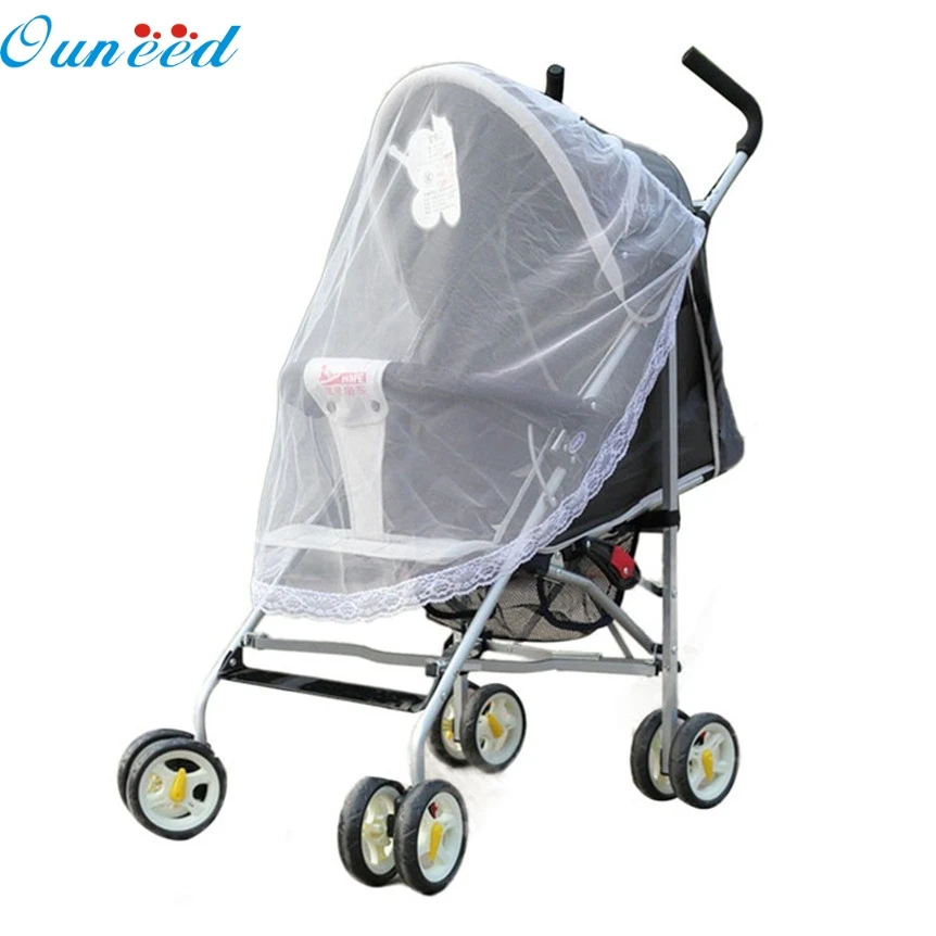 

Ouneed Lovely Pets Factory Price Universal Lace Safe Baby Carriage Insect Mosquito Net or Baby Stroller Cradle Bed Net Aug25