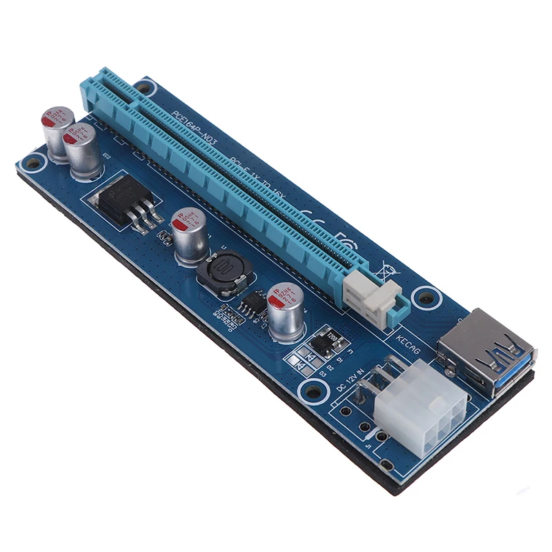 PCI E 1X к 16X Riser Card PCIE USB3.0 Расширение SATA адаптер карта кабель питания|Платы
