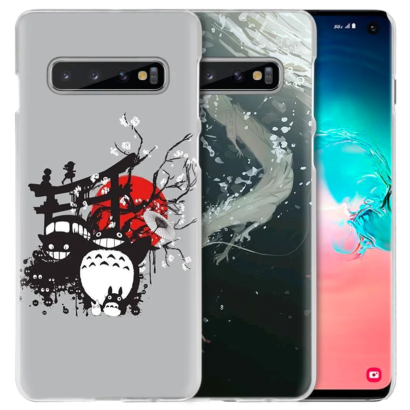 Studio Ghibli Унесенные призраками Тоторо чехол для samsung Galaxy S10 5G S10e S9 S8 M30 M20 M10 J4 J6 плюс J8 Note 8 9 Жесткий Чехол для мобильного телефона