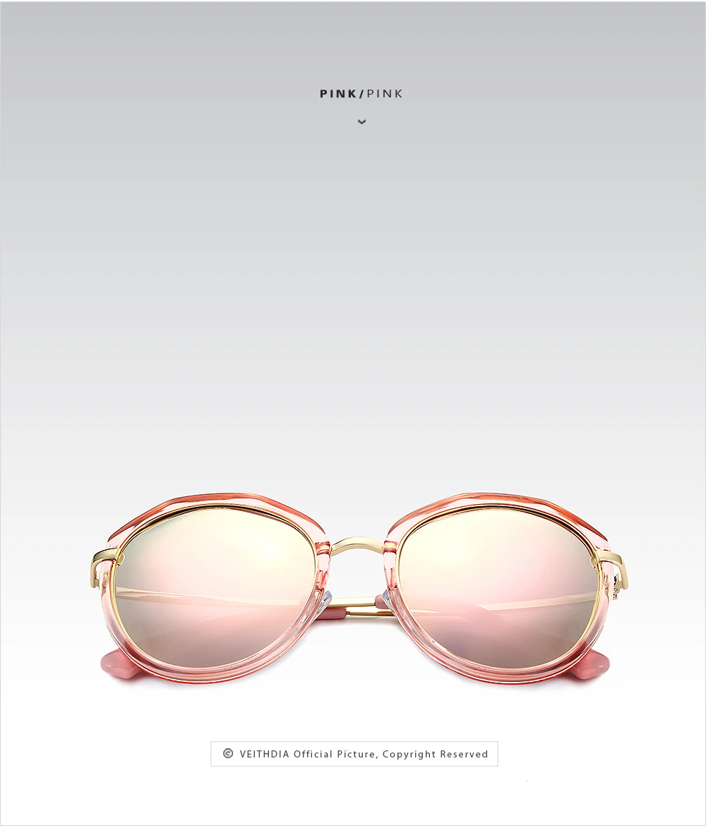 Бренд veithdia дизайнерские женские солнцезащитные очки поляризованные зеркальные линзы Роскошные женские солнцезащитные очки для женщин gafas oculos VT3050