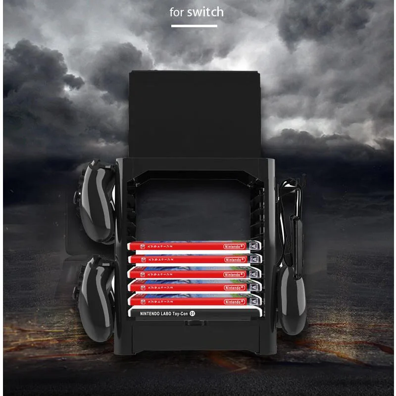 Multifunctional Game Storage Tower for Nintend Switch-8