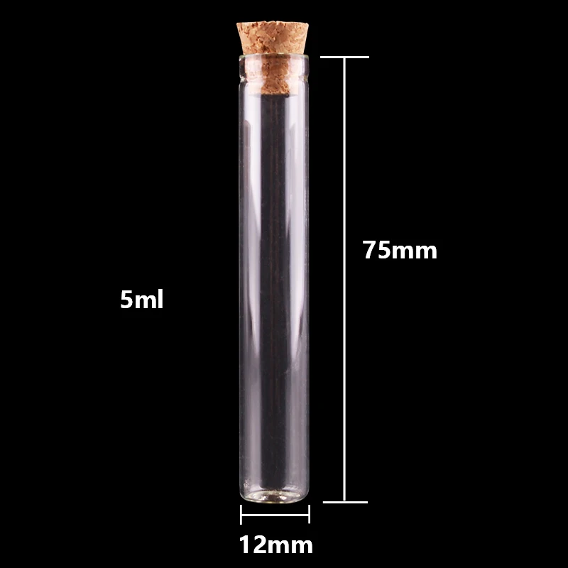 100 шт./партия Пробирка для бутылок 4 мл/5 мл|bottle with stopper|jars minitubes cork |