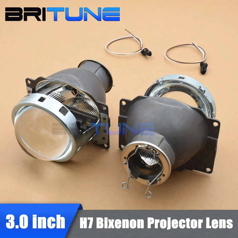 

3 Inches Q5 Koito HID Bi-xenon Projector Lens Headlight LHD RHD Using H7 D2H D2S HID Halogen LED Lamp Shrouds Car Styling