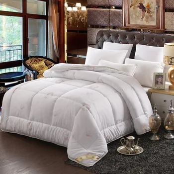 

High-Grade wool SUPER warm Winter Quilt Blanket Bedding Wool Filler King Queen Twin Size Home Textile