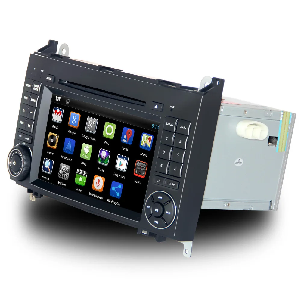 Best 7" 4+64G RAM Android 9.0 System Car Radio Tape Recorder For Mercedes-benz B200 W169M W245 W639 A160 Octa Core GPS BT Music SWC 3