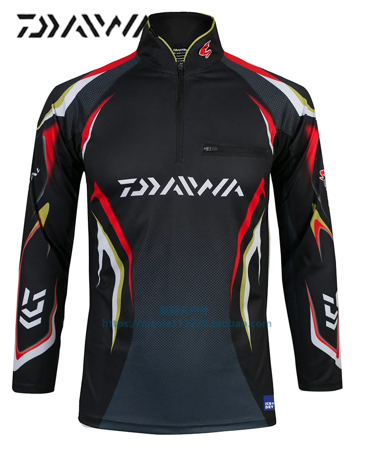 

2017 DAIWA NEW Fishing Long sleeve Sunscreen clothes Breathable Leisure summer DAIWAS Anti mosquito Anti-UV DAWA Free shipping