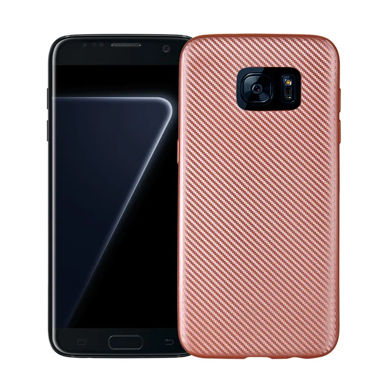 

For Samsung S 7 S7 G930 Case Colored Carbon Fiber Skin Soft Back Cover Phone Case for Samsung Galaxy S7 G930F Soft Shell Cover