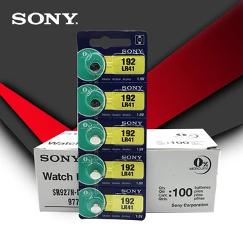 

100pc Sony 100% Original Battery Cell SR41 AG3 G3A L736 192 LR41 392A 1.5V Coin Batteries MADE IN JAPAN