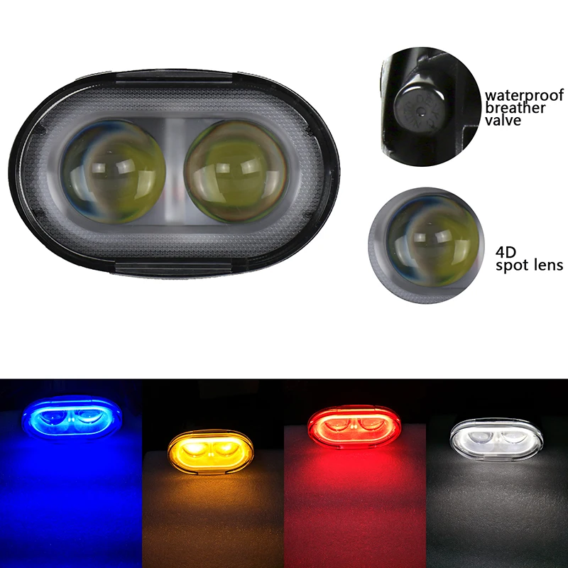 

Newest Led Work Light Spot 4D 20W Driving Light White Spot Beam Pods Offroad Lamp Blue Auxiliary Off-road Bulb Mini Size 4x4 ATV