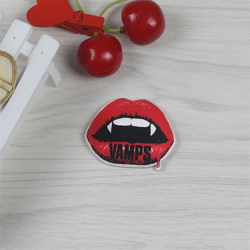 1 piece Fridge Home Decor Creative funny Red lips pattern